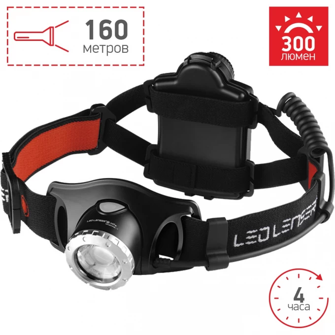 Налобный фонарь LED LENSER H7R.2 7298